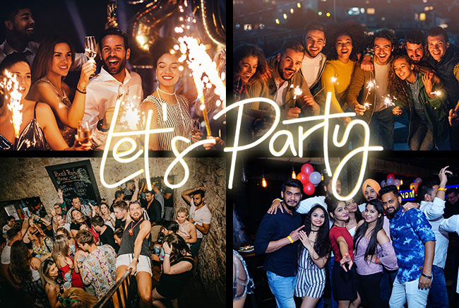 LED Neon Light Sign Lets Party Light Signs For Birthday Single Cocktail Dance Holiday Party Wall Decoration 23X10in Custom Made