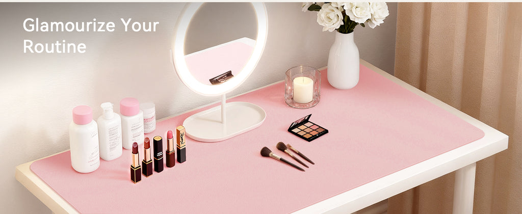 Leather Desk Mat | Computer Mat for Desk| Large Mouse Pad and Keyboard Mat | Desk Protector for Office