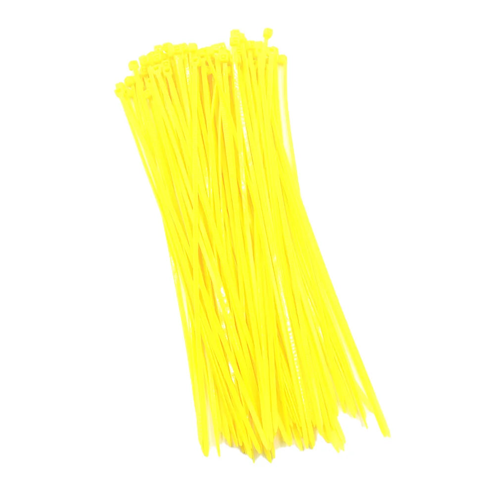 100pcs/bag cable tie Self-locking plastic nylon tie White Black  Colorful Organiser Fasten Cable Wire Cable Zip Ties