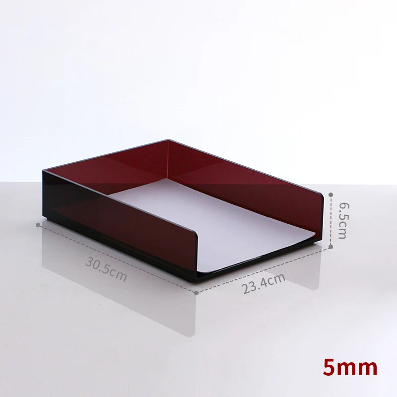 Acrylic Magazine Holder Magazine Rack File Holder Desk Organizers Storage Acrylic Magazine Holder Book Stand for Office Desk