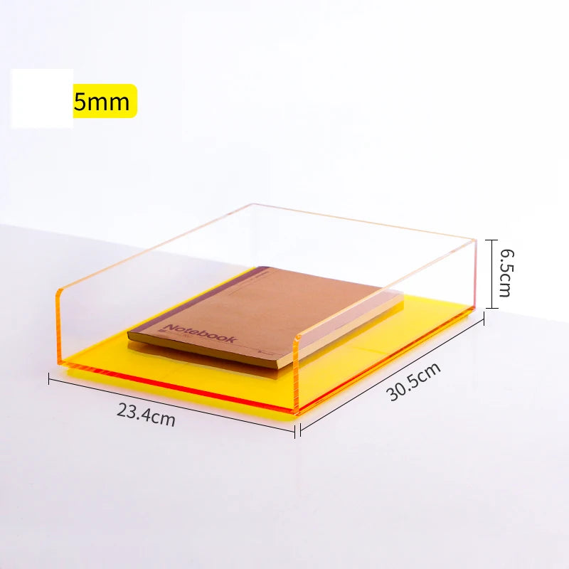 Acrylic Magazine Holder Magazine Rack File Holder Desk Organizers Storage Acrylic Magazine Holder Book Stand for Office Desk