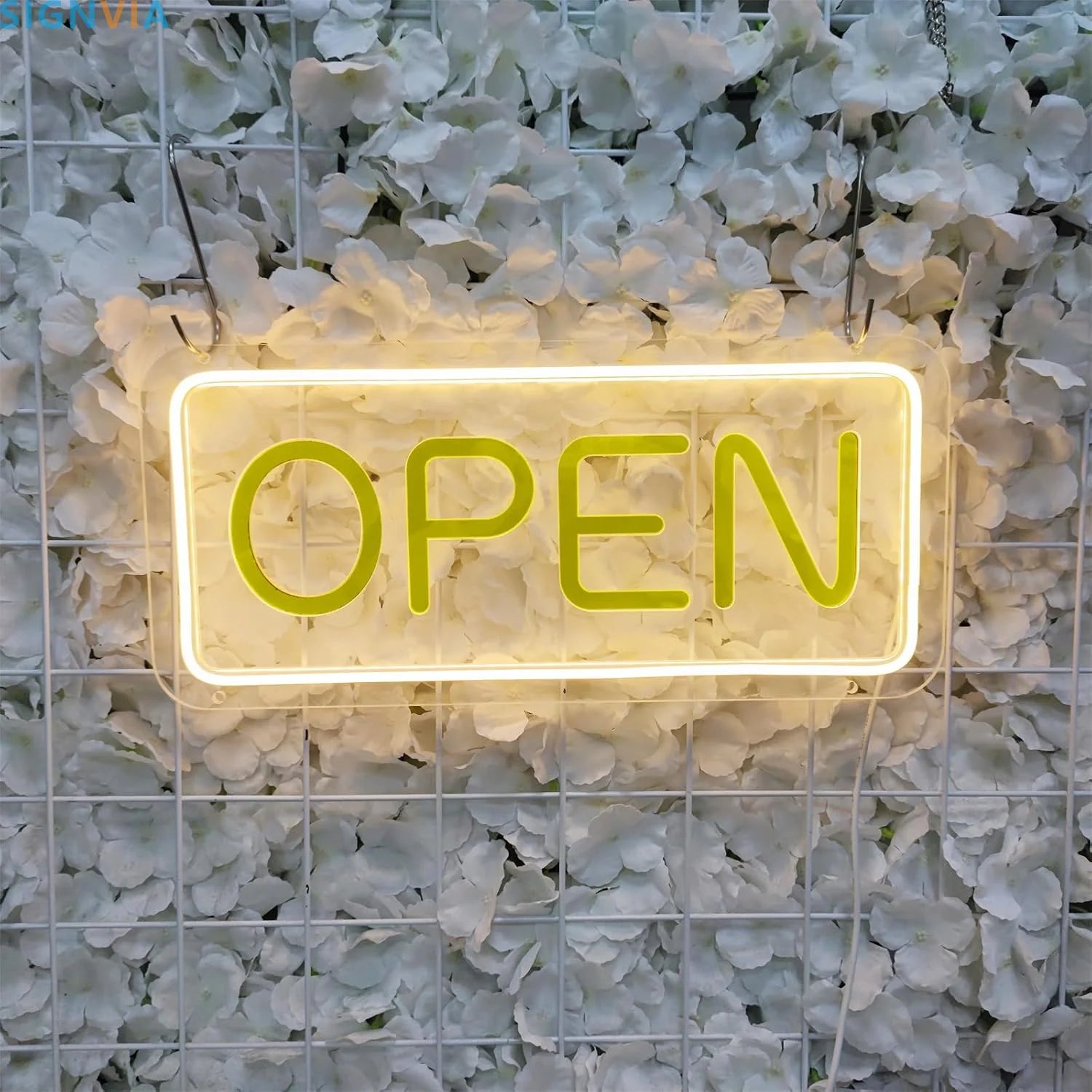 Open Neon LED Sign USB Wall Decoration For Business Storefront Window Glass Door Florists Bar Salon Studio Cafes Restaurant Neon