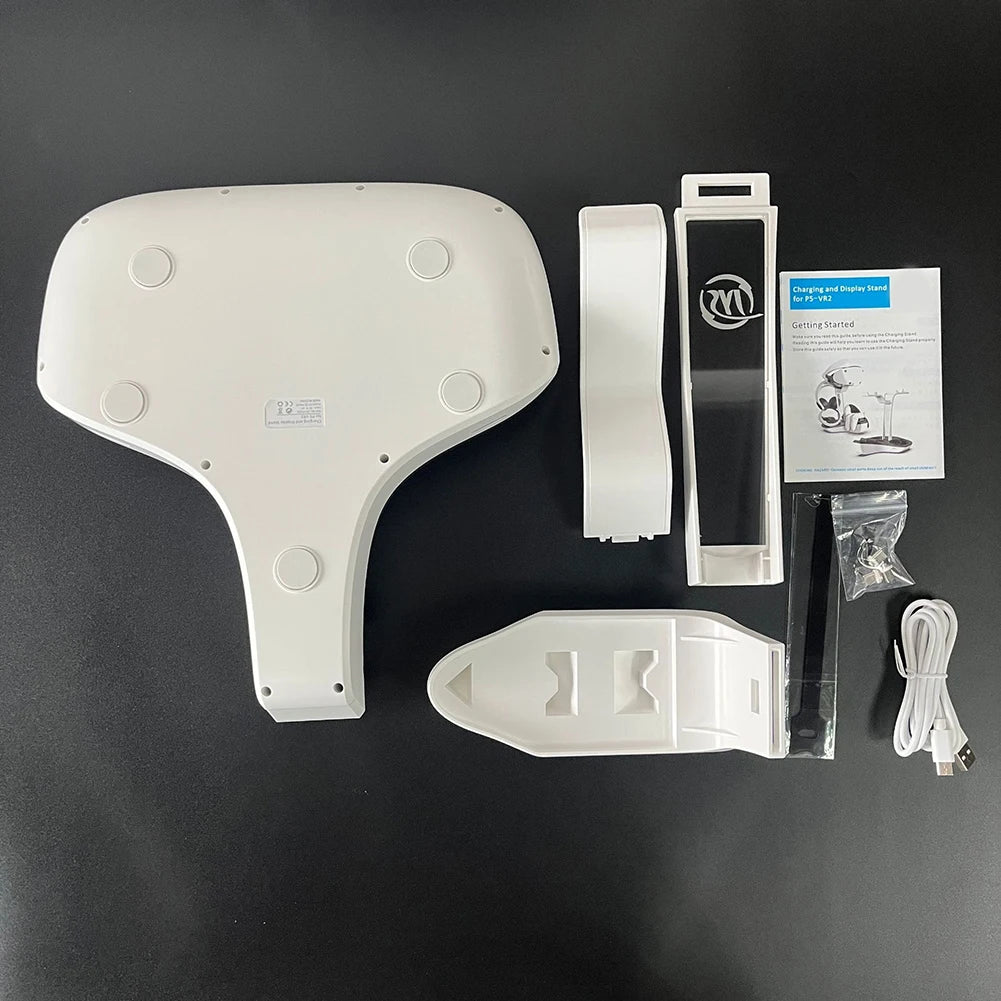 Charging Dock for PS5 PS VR2 Headset Stand Controller Charger Station LED Indicator Light Storage Helmet Earphones Bracket