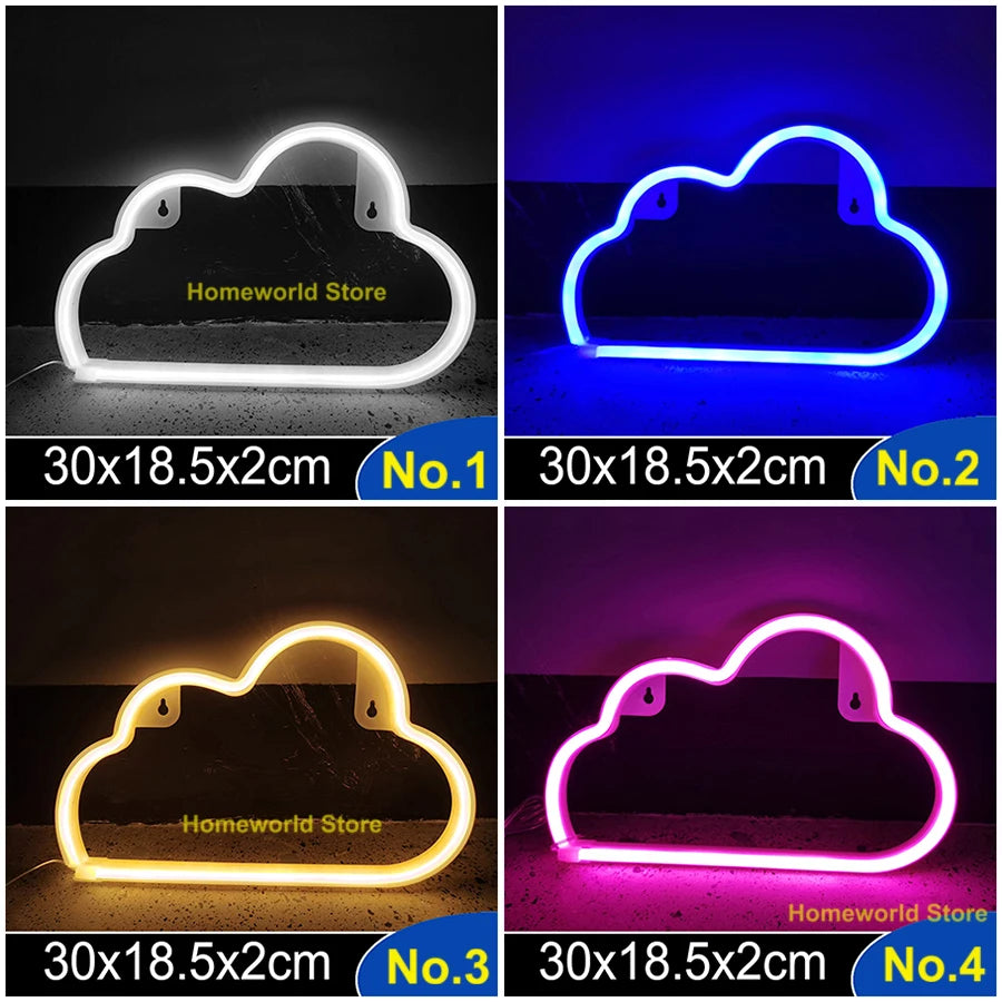 LED Neon Light Sign Logo Modeling Night Lamp 88 Styles Wholesale Dropshipping Decor Room Wall Party Wedding Colorful Xmas Gift