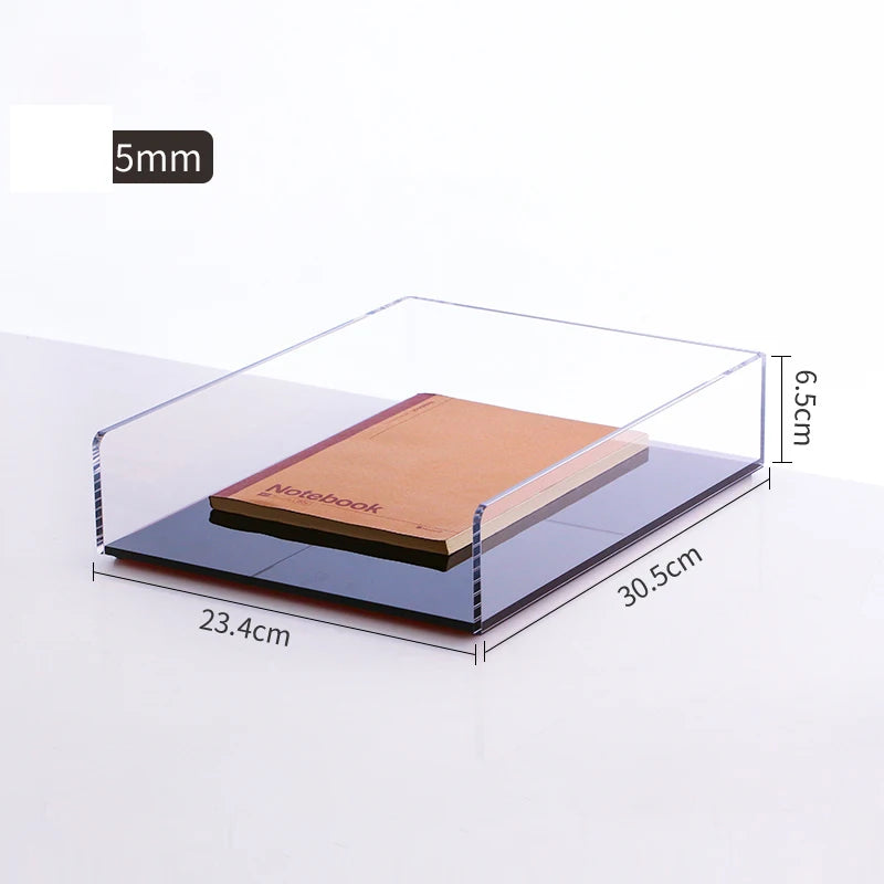 Acrylic Magazine Holder Magazine Rack File Holder Desk Organizers Storage Acrylic Magazine Holder Book Stand for Office Desk