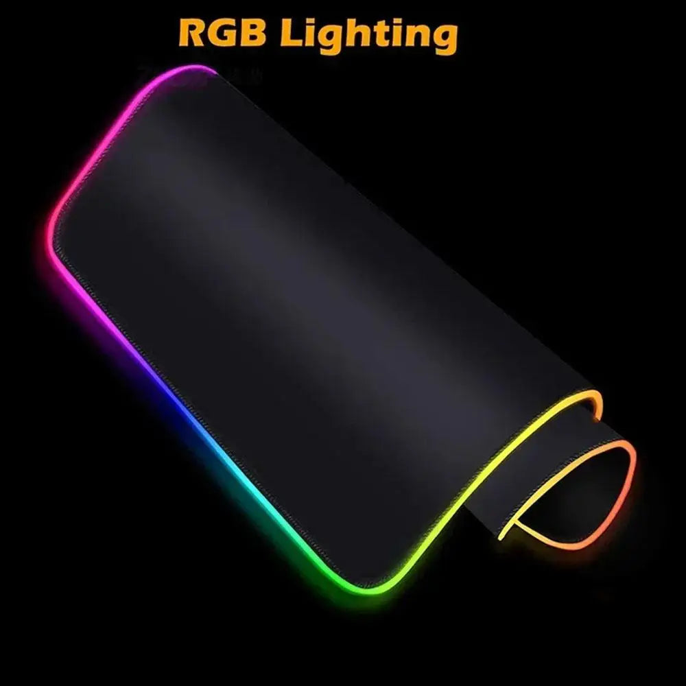 R-Razer-R  Mouse Pad Keyboard LED RGB Pc Gamer Glowing Rubber mause pad  Cute Cartoon Gaming Computer Boys Girls Friends Holiday