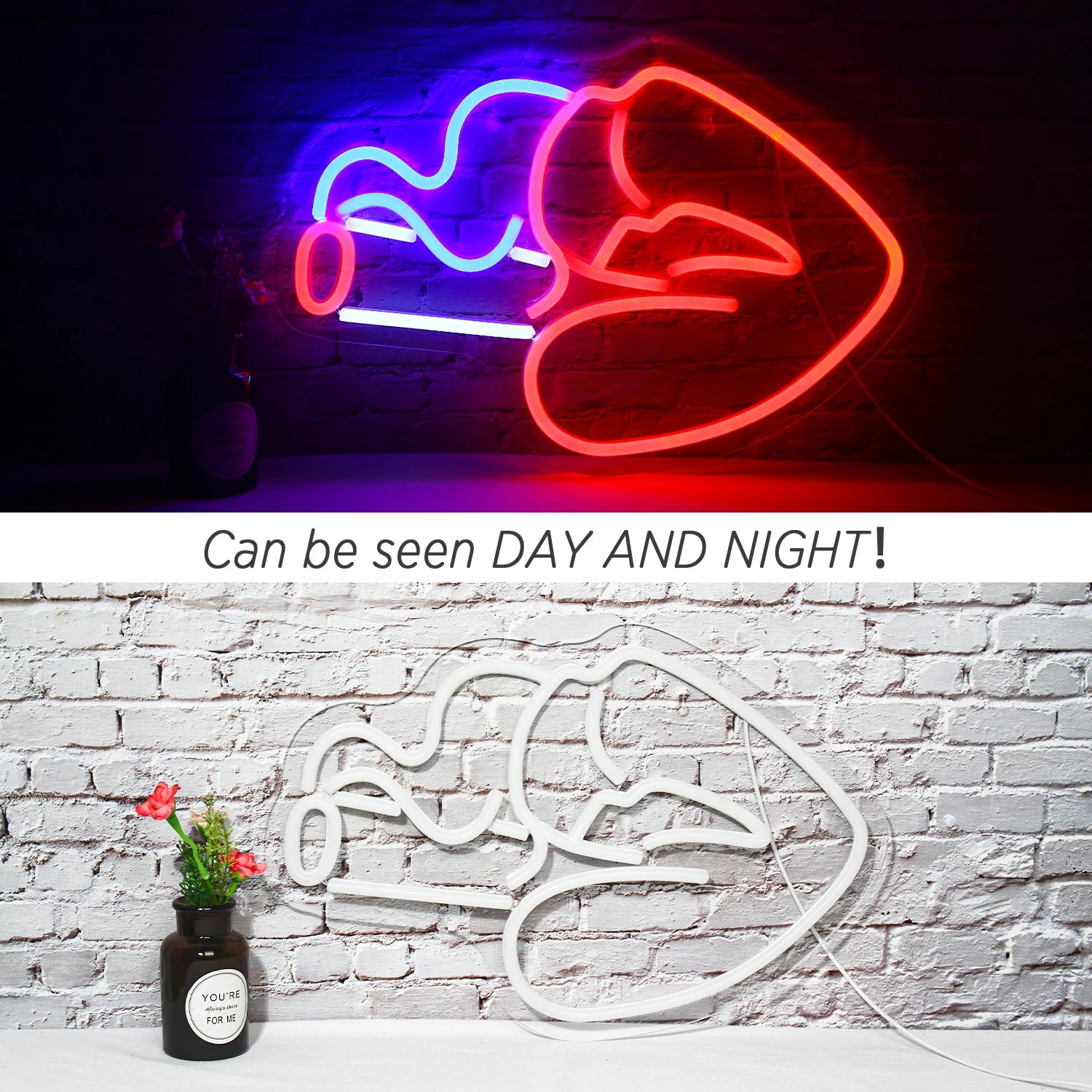 Led Neon Sign Smoking Hand Eye Personalized Neon Signs For Bar Game Room Restaurant Wall Decoration Neon Light USB Acrylic