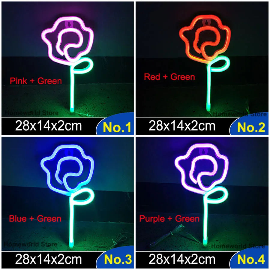 LED Neon Light Sign Logo Modeling Night Lamp 88 Styles Wholesale Dropshipping Decor Room Wall Party Wedding Colorful Xmas Gift