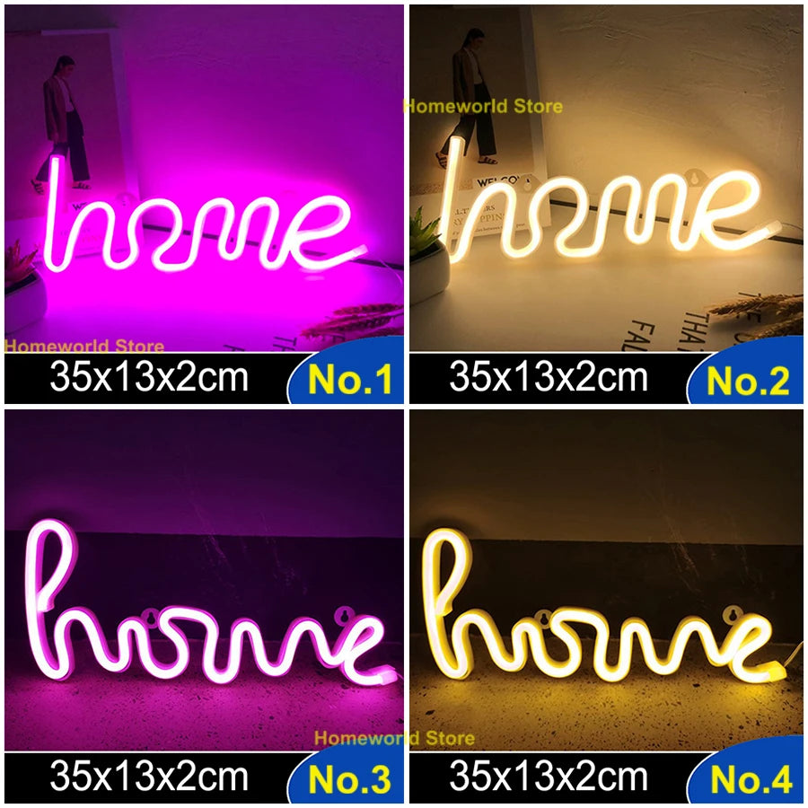 LED Neon Light Sign Logo Modeling Night Lamp 88 Styles Wholesale Dropshipping Decor Room Wall Party Wedding Colorful Xmas Gift
