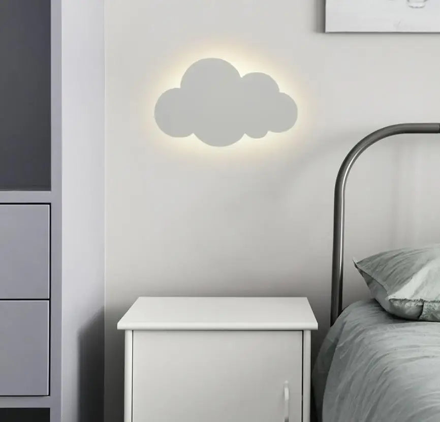 LED Cloud wall light for Bedroom Children Nursery kids wall light side lamp art deco sconces wall side lamp fixtures