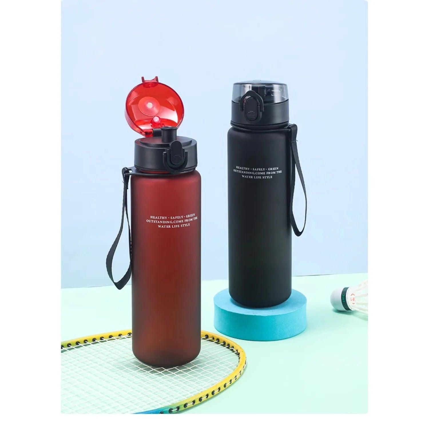 Leak-free sports water bottle, portable for travel and hiking. My favorite beverage bottle is 400ml and 560ml