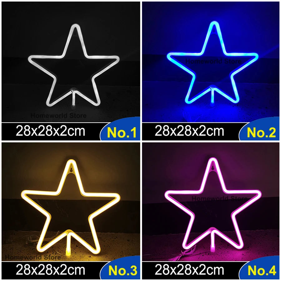LED Neon Light Sign Logo Modeling Night Lamp 88 Styles Wholesale Dropshipping Decor Room Wall Party Wedding Colorful Xmas Gift