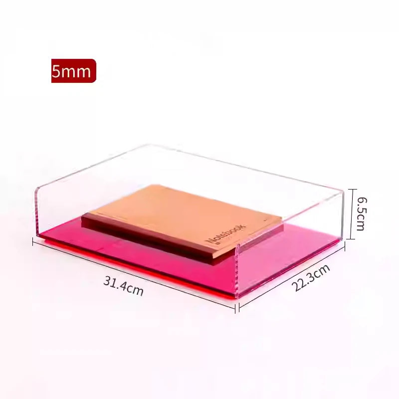 Acrylic Magazine Holder Magazine Rack File Holder Desk Organizers Storage Acrylic Magazine Holder Book Stand for Office Desk