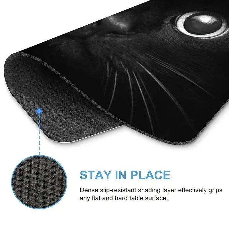 Desk Mat Gaming Mouse Pad Large Deskmat Gamer Deskpad Art Great Waves Rubber Mousepad Speed Compute Office Playmat Kawaii Mats