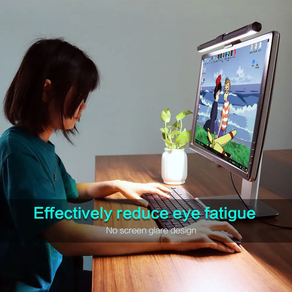 RGB Led Monitor Light Bar Monitor Screen Hanging Lighting USB Dimmable Atmosphere Desk Lamp for Computer Gaming Lights