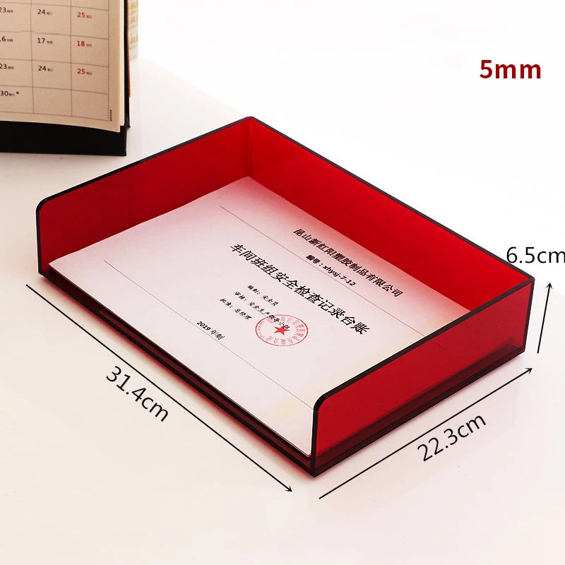 Acrylic Magazine Holder Magazine Rack File Holder Desk Organizers Storage Acrylic Magazine Holder Book Stand for Office Desk