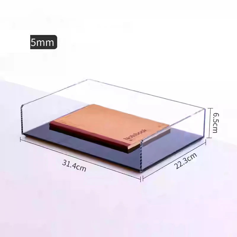 Acrylic Magazine Holder Magazine Rack File Holder Desk Organizers Storage Acrylic Magazine Holder Book Stand for Office Desk