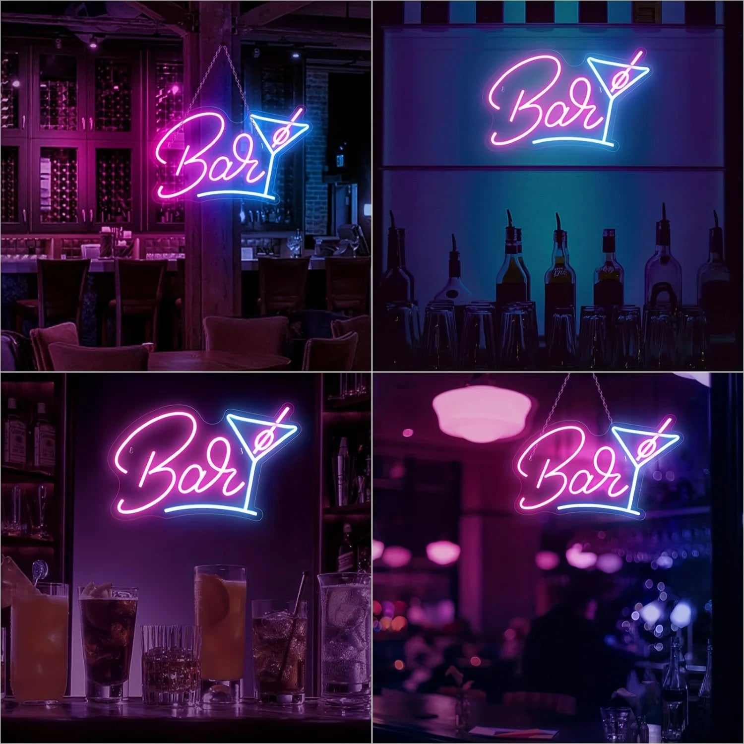 LED Neon Signs For Bar Wall Decor, USB Powered LED Beer Lights For Bedroom, Man Cave, Party,  Coffee Shop, HomeClub Christmas