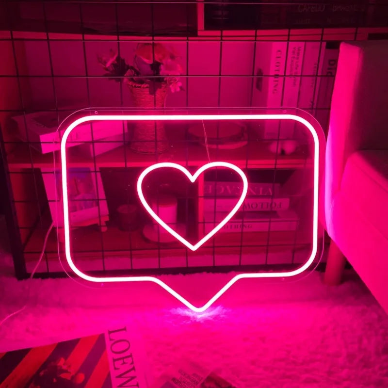 LED Neon Sign USB Powered Neon Signs Night Light 3D Wall Art & Game Room Bedroom Living Room Decor Lamp Signs Dropshipping