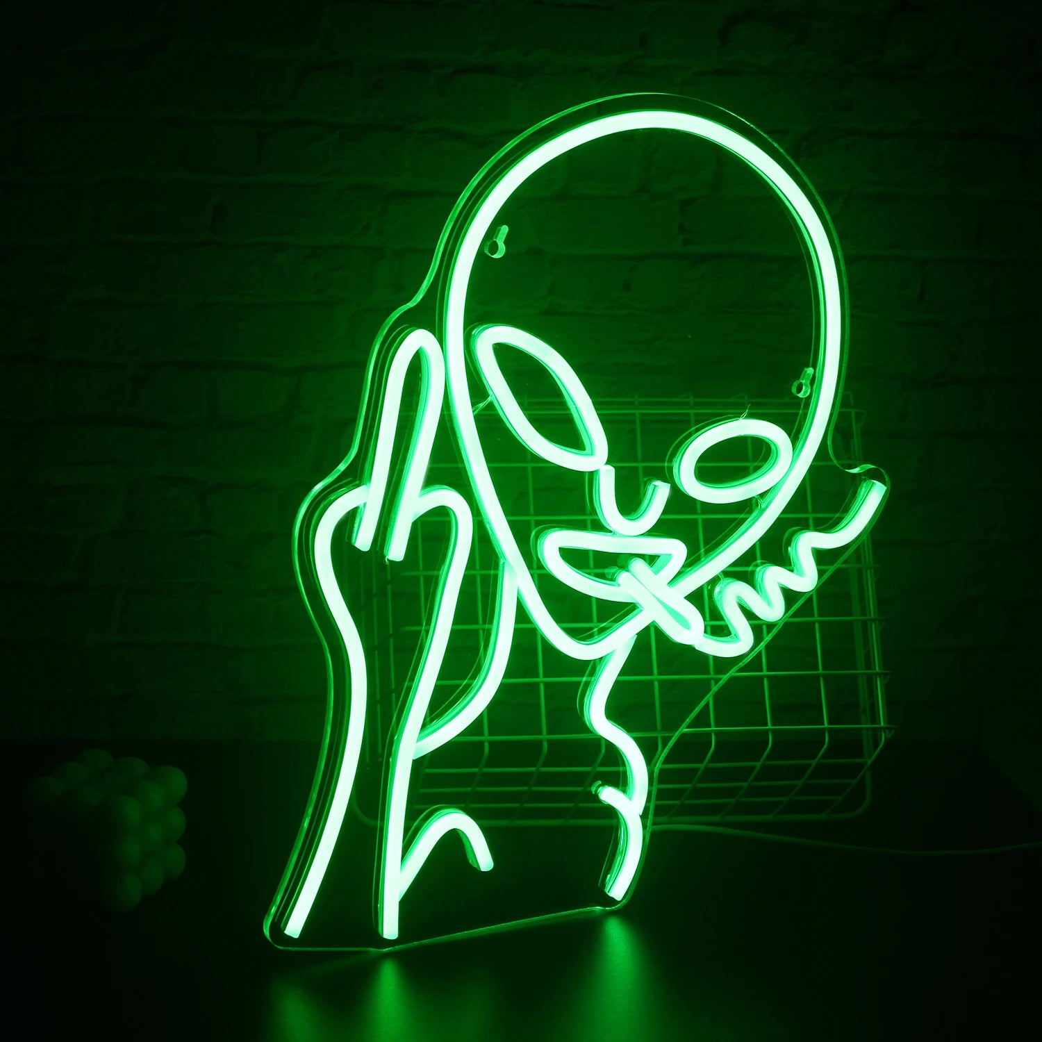 Led Neon Sign Smoking Hand Eye Personalized Neon Signs For Bar Game Room Restaurant Wall Decoration Neon Light USB Acrylic