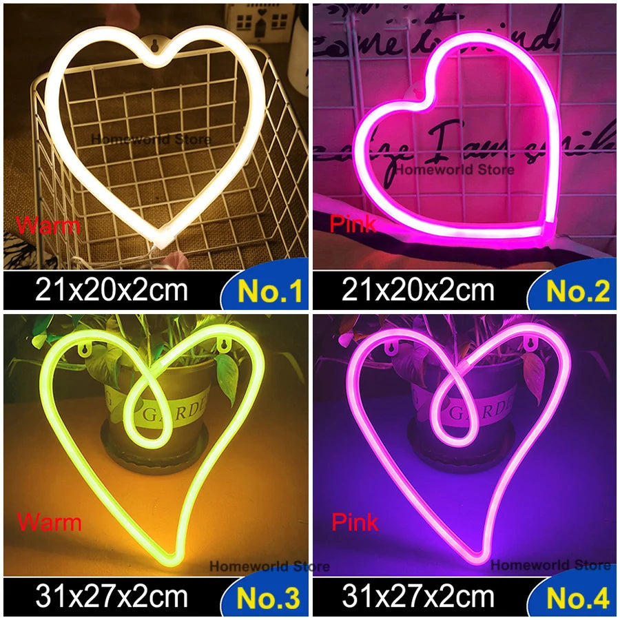 LED Neon Light Sign Logo Modeling Night Lamp 88 Styles Wholesale Dropshipping Decor Room Wall Party Wedding Colorful Xmas Gift