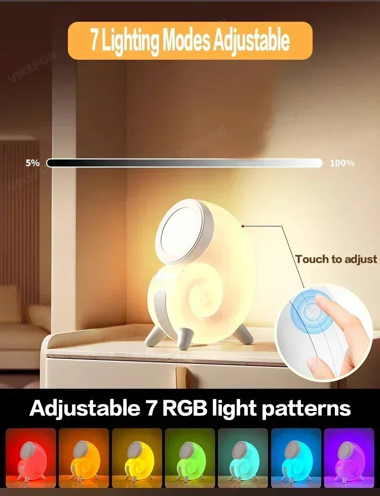 Magnetic Wireless Mobile Phone Charger Base LED Night Light Magnet Fast Charging Stand Dock for iPhone 16 15 14 13 Pro Max Mini*