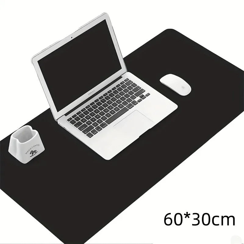 1 Pcs Large Size 600*300mm Office Desk Protector Mat PU Leather Waterproof Mouse Pad Desktop Keyboard Desk Pad Gaming Mousepad