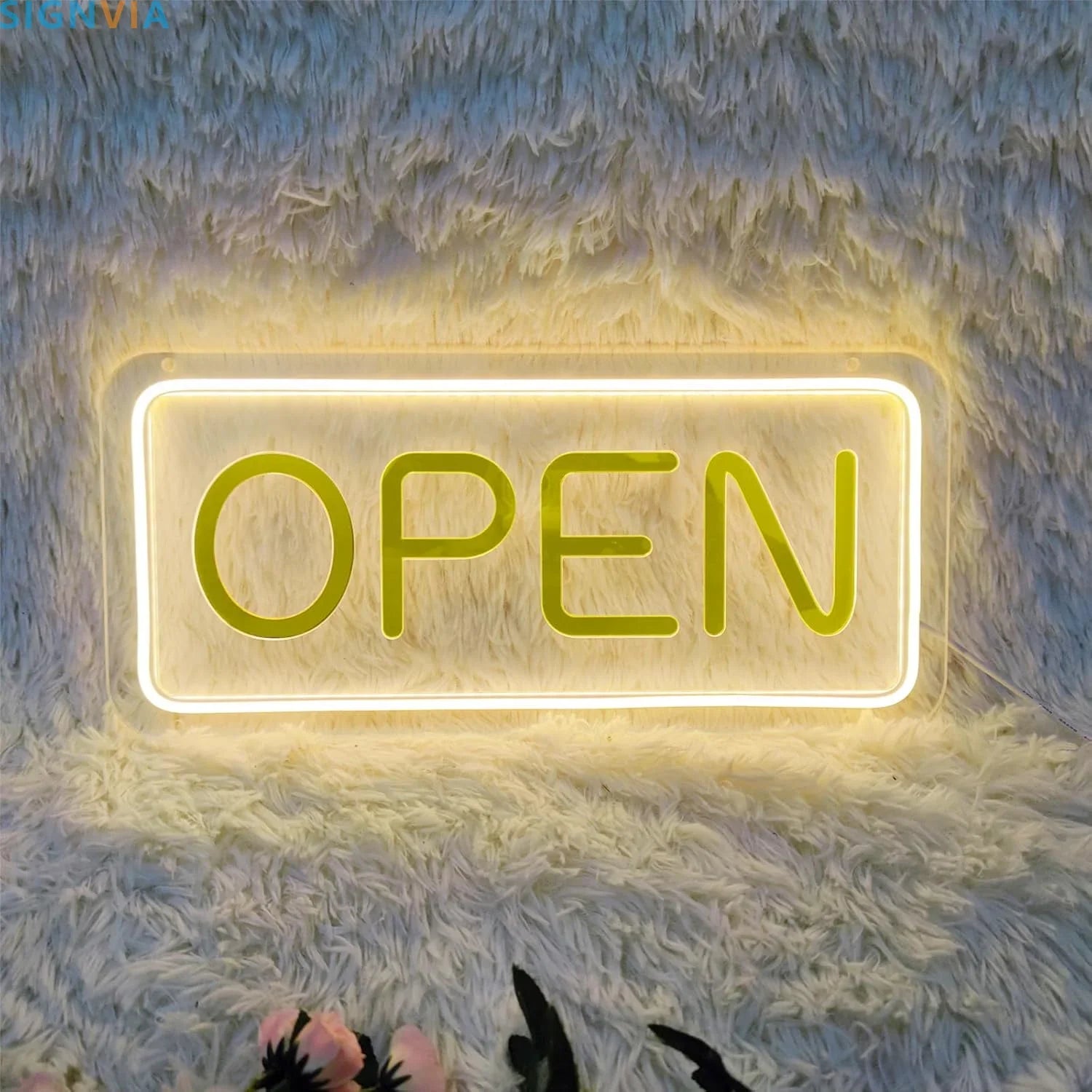 Open Neon LED Sign USB Wall Decoration For Business Storefront Window Glass Door Florists Bar Salon Studio Cafes Restaurant Neon