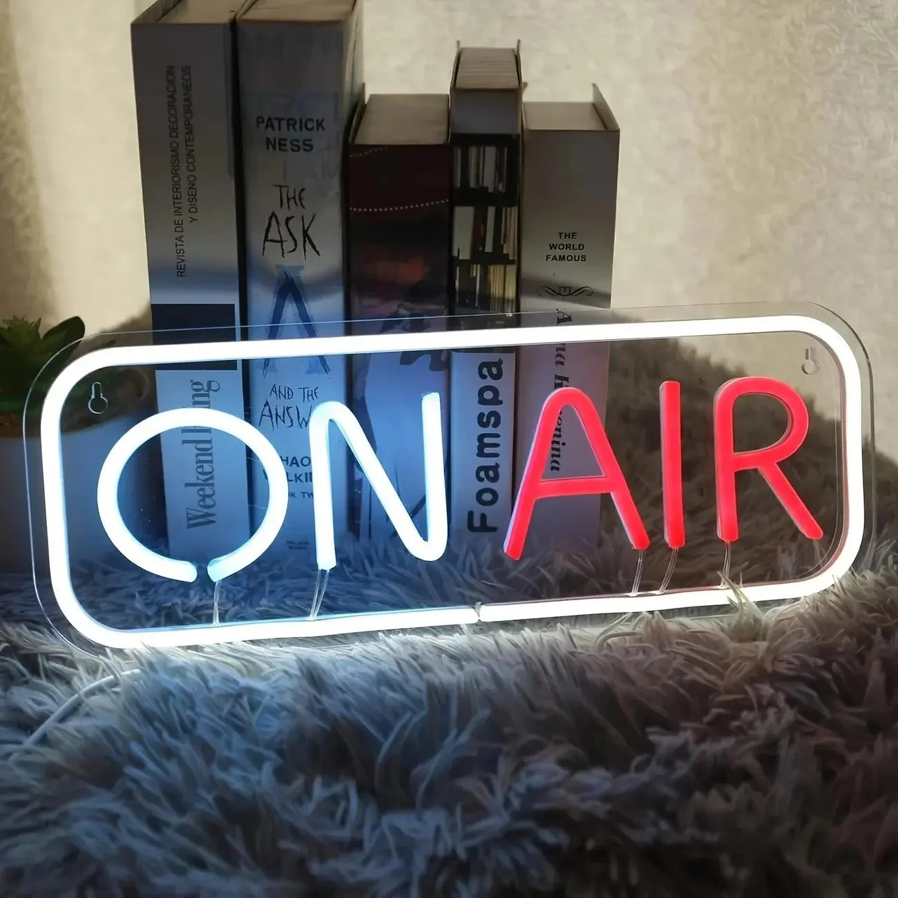 On Air LED Neon Sign  USB-Powered Wall Art for Parties, Engagements, Birthdays, Weddings, and Home Decor Decoration with Switch