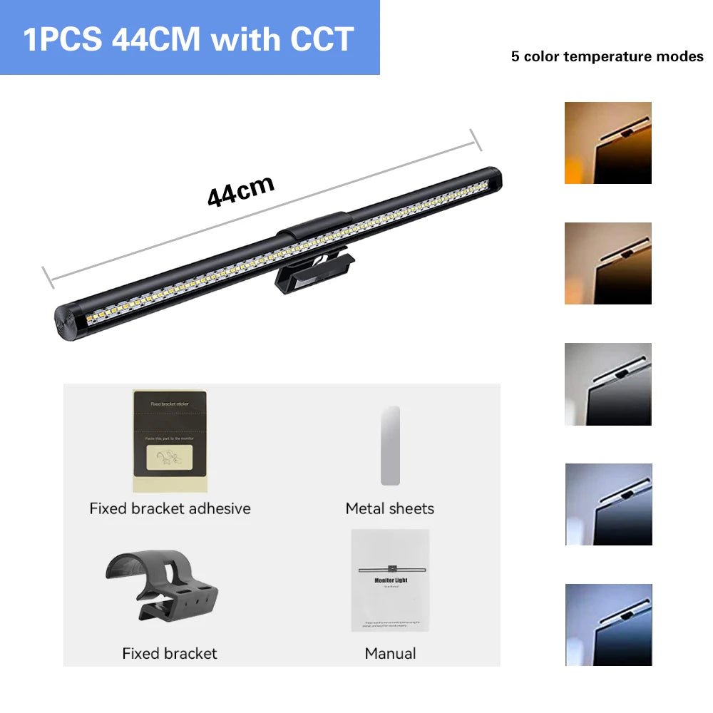 RGB Led Monitor Light Bar Monitor Screen Hanging Lighting USB Dimmable Atmosphere Desk Lamp for Computer Gaming Lights