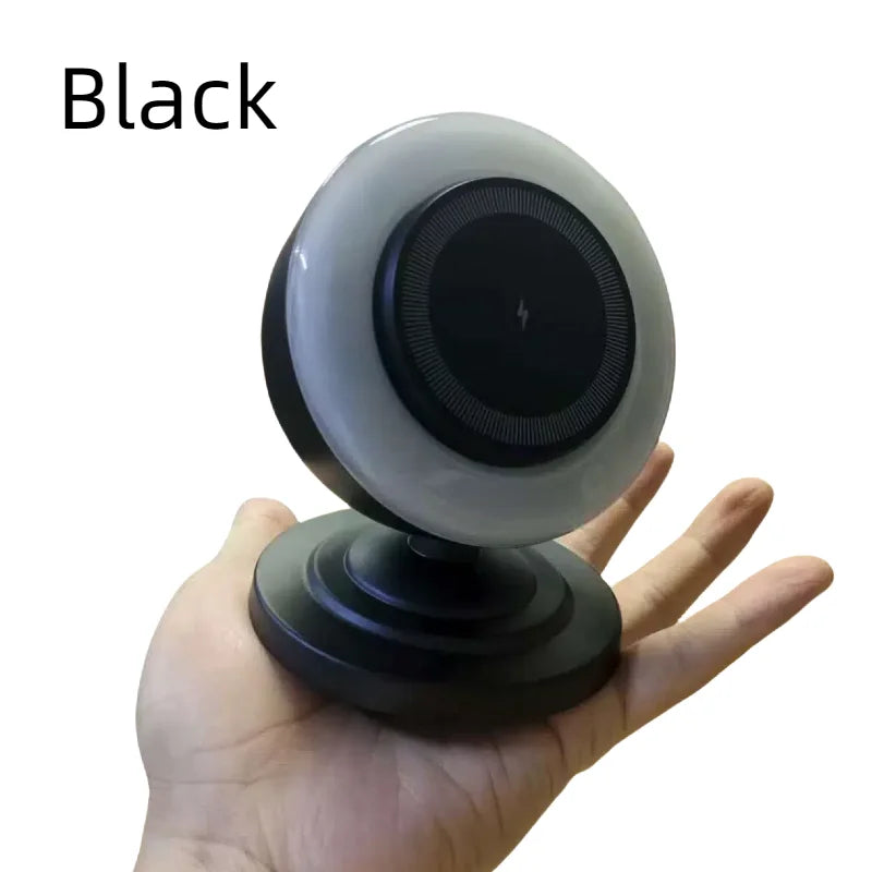 Wireless Charger Bluetooth Speaker and Night Lights  4 in 1 Phone Charging Station  for Home Decor, Bedroom Office