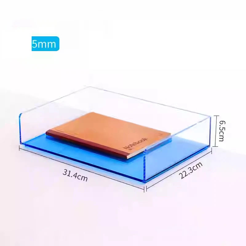 Acrylic Magazine Holder Magazine Rack File Holder Desk Organizers Storage Acrylic Magazine Holder Book Stand for Office Desk