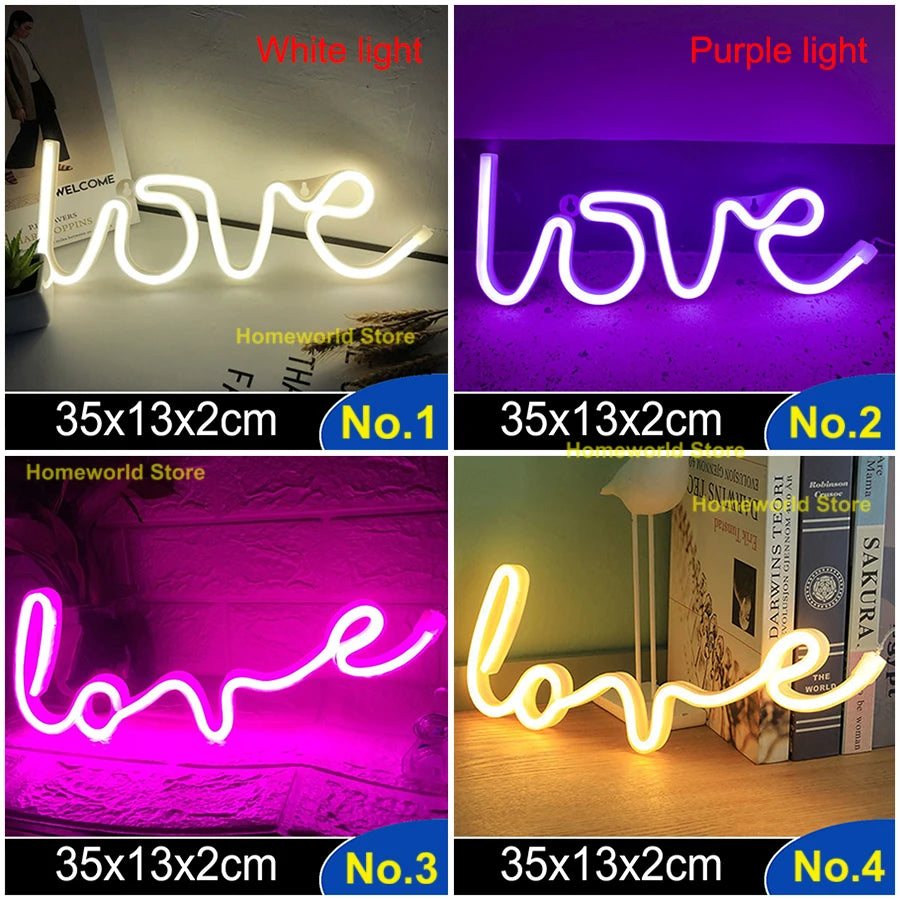 LED Neon Light Sign Logo Modeling Night Lamp 88 Styles Wholesale Dropshipping Decor Room Wall Party Wedding Colorful Xmas Gift
